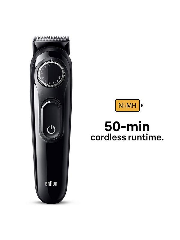Image 6 of 7 of Braun Beard Trimmer Series 3 BT3400, Trimmer For Men With 50-min Runtime