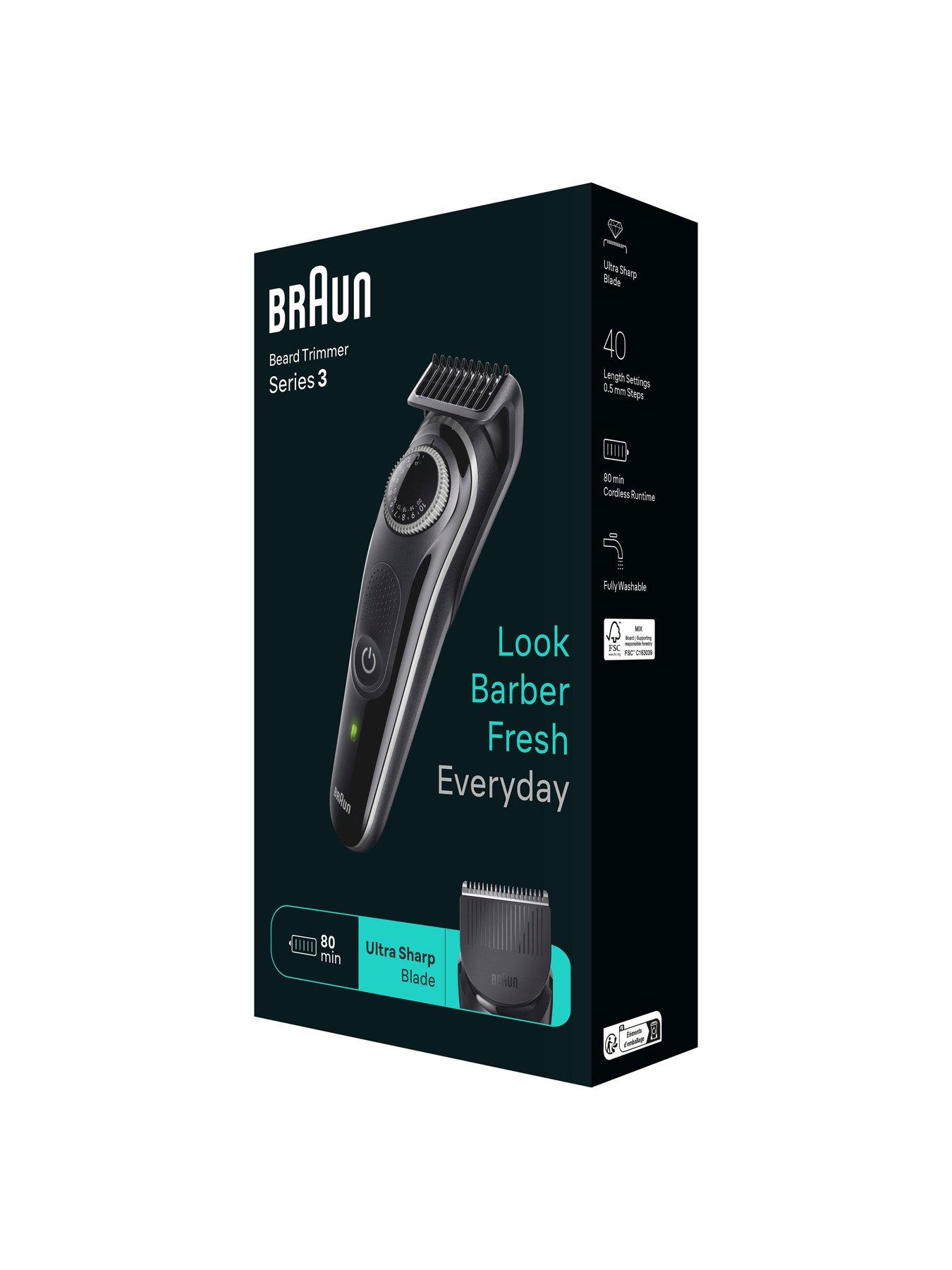 Image 7 of 7 of Braun Beard Trimmer Series 3 BT3440, Trimmer For Men With 80-min Runtime
