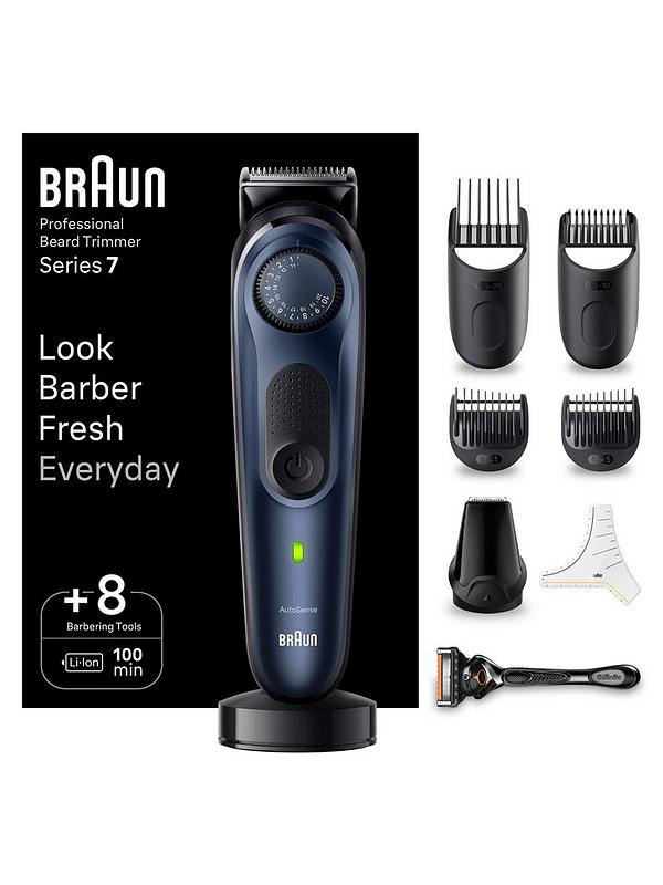 Image 2 of 7 of Braun Beard Trimmer Series 7 BT7421, Trimmer With Barber Tools And 100-min Runtime