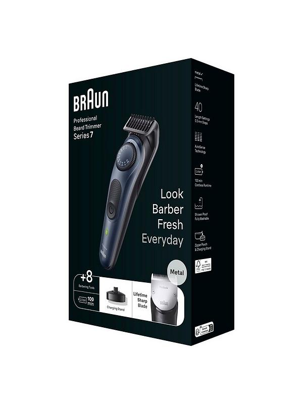 Image 3 of 7 of Braun Beard Trimmer Series 7 BT7421, Trimmer With Barber Tools And 100-min Runtime