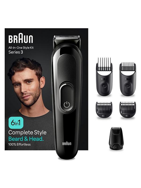 Image 2 of 7 of Braun All-In-One Style Kit Series 3 MGK3410, 6-in1 Kit For Beard, Hair &amp; More