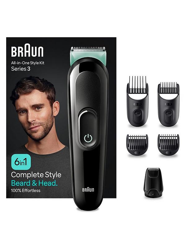 Image 2 of 7 of Braun All-In-One Style Kit Series 3 MGK3411, 6-in1 Kit For Beard, Hair &amp; More