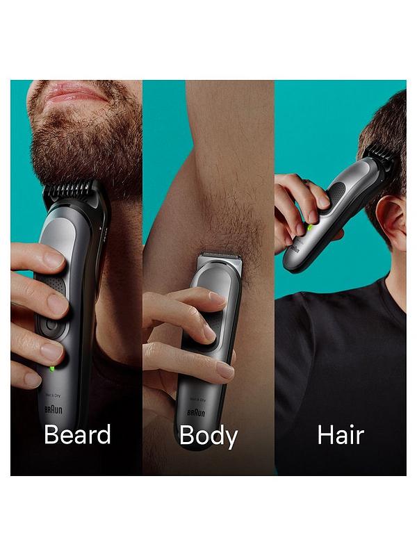 Image 7 of 7 of Braun All-In-One Style Kit Series 7 MGK7440, 11-in-1 Kit For Beard, Hair, Manscaping &amp; More