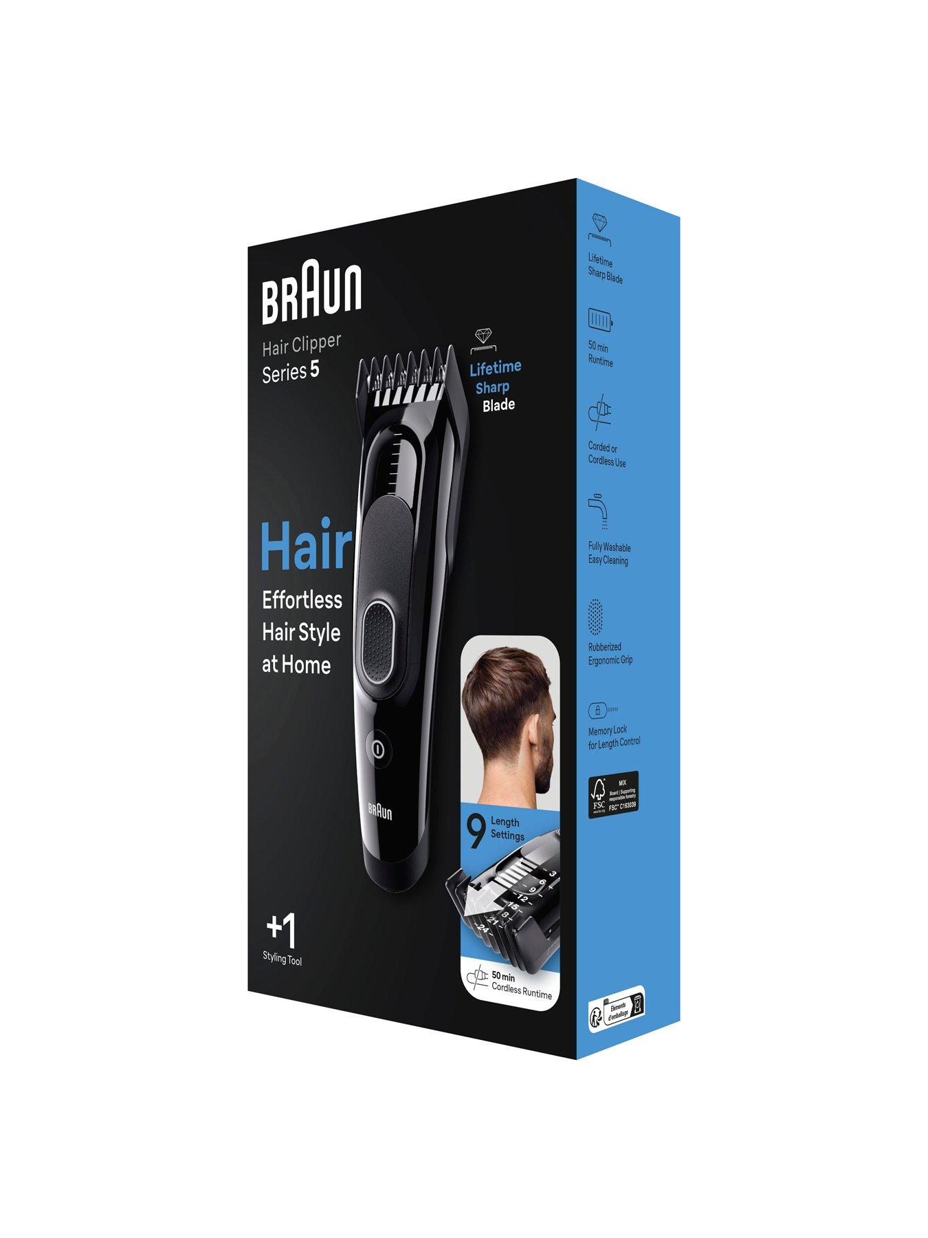 Length of on sale hair clippers