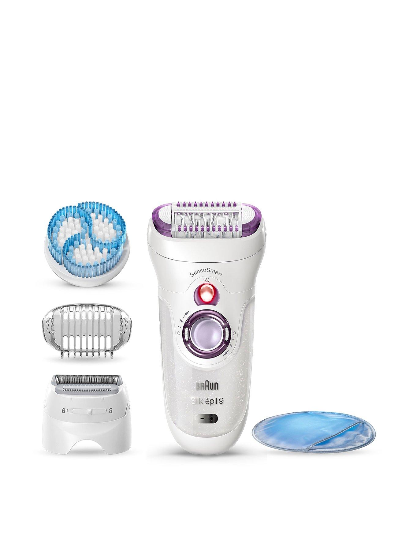 Braun Silk-épil 9, Epilator For Long Lasting Hair Removal, 4 Extras ...