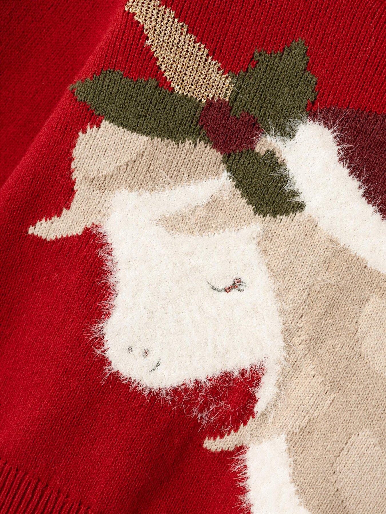 Children's unicorn christmas jumper best sale