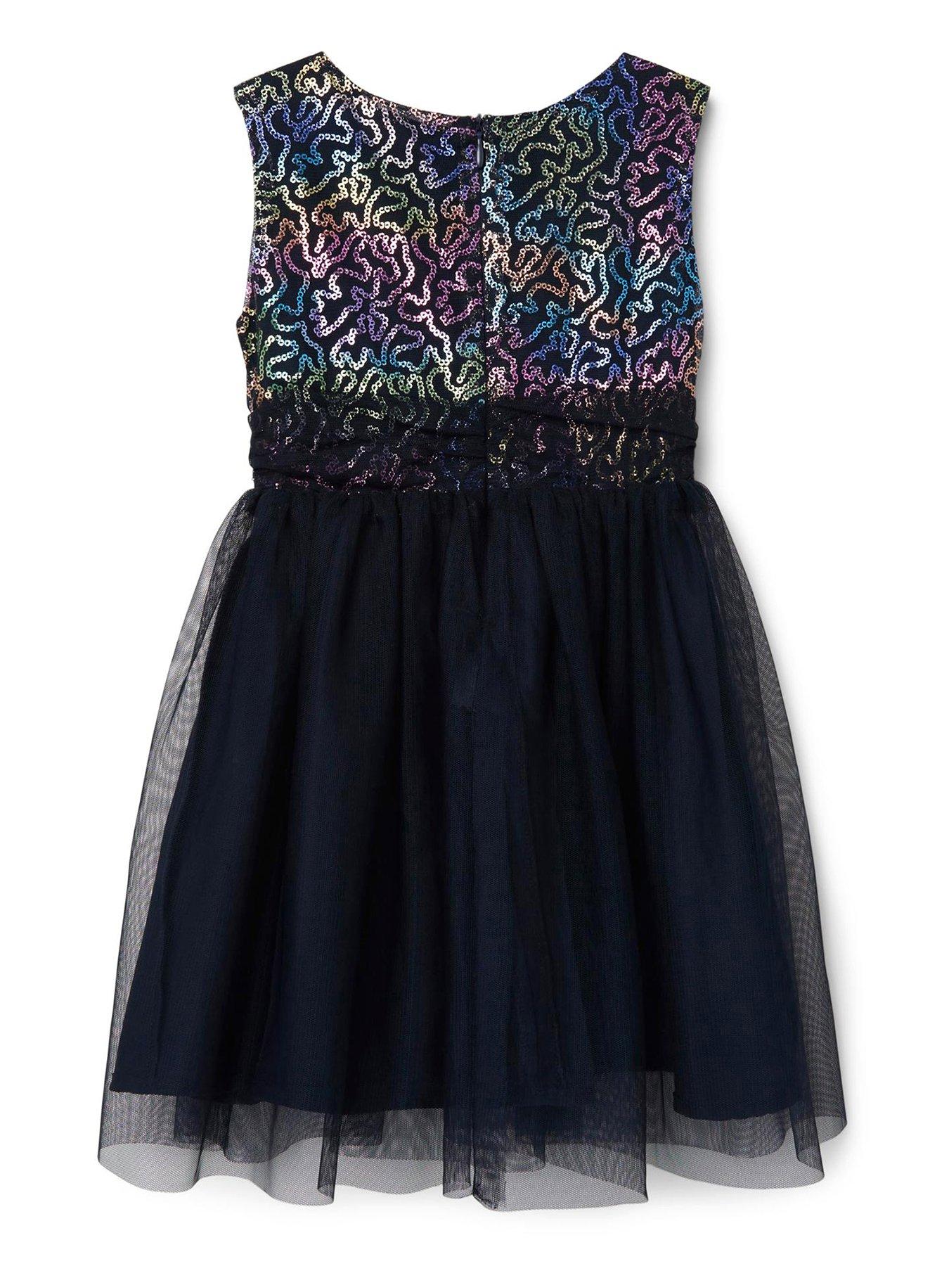 Girls sequin clearance dress uk