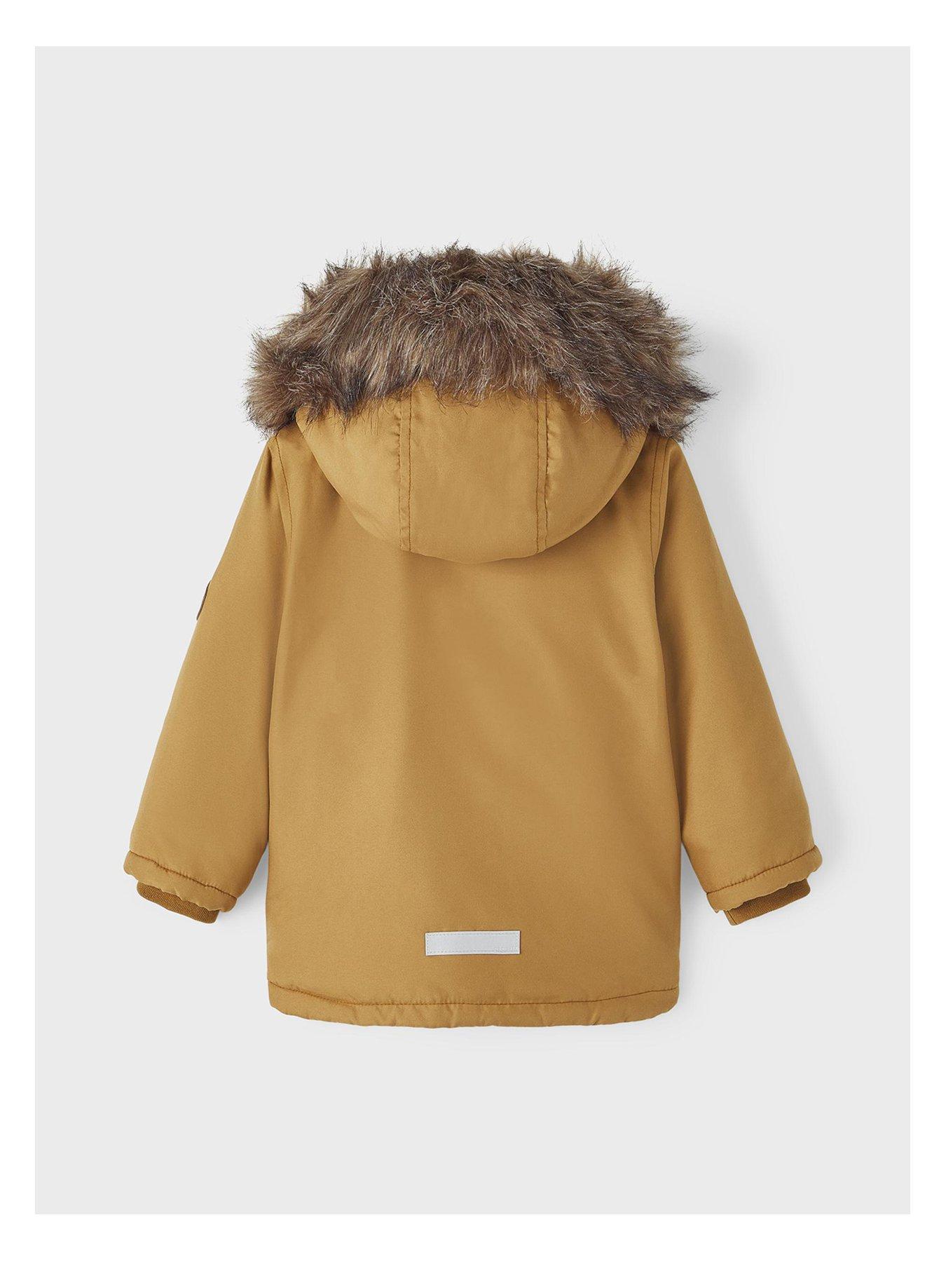 Name It Mini Boys Marlin Parka - Yellow | very.co.uk