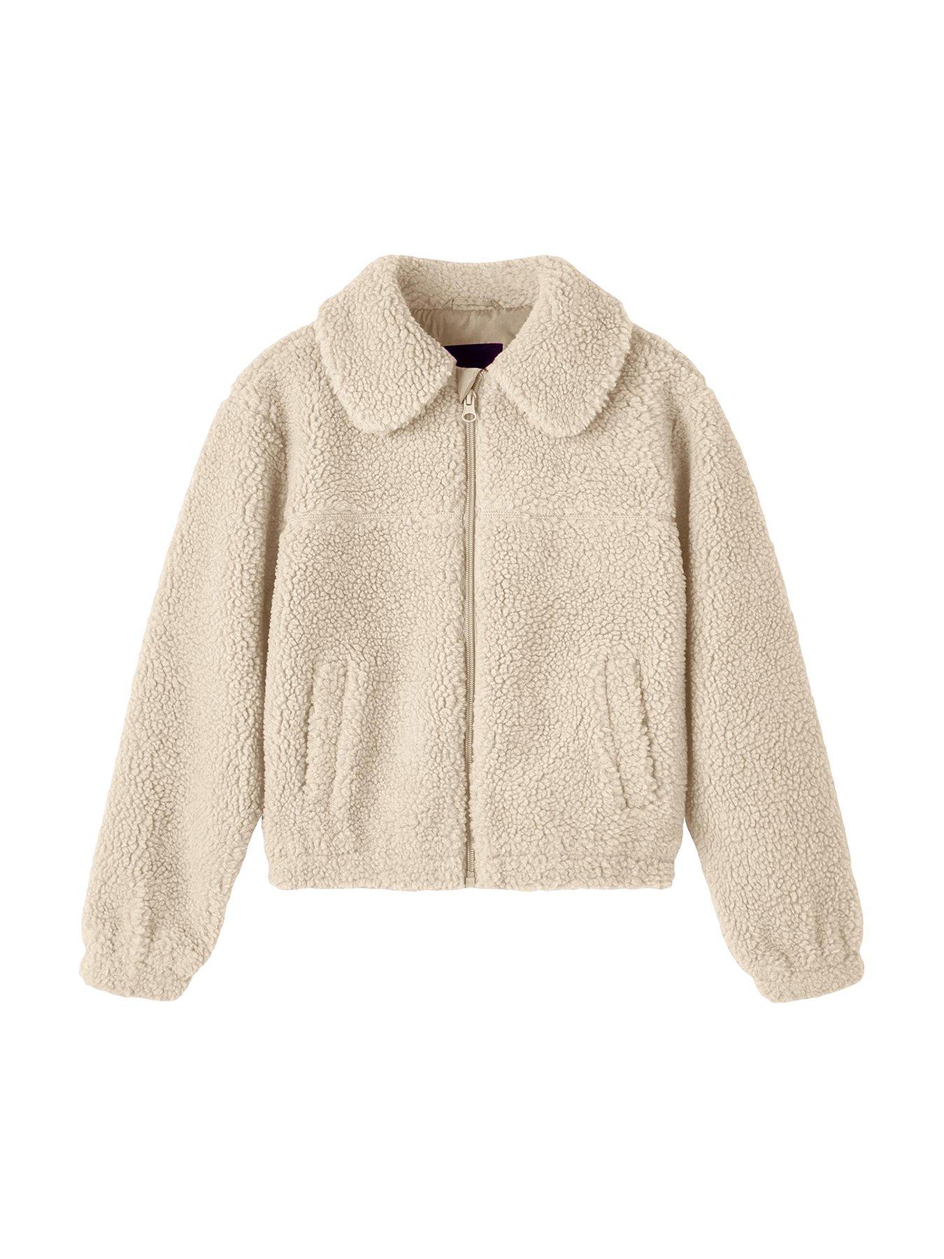 Cream teddy bear clearance jacket