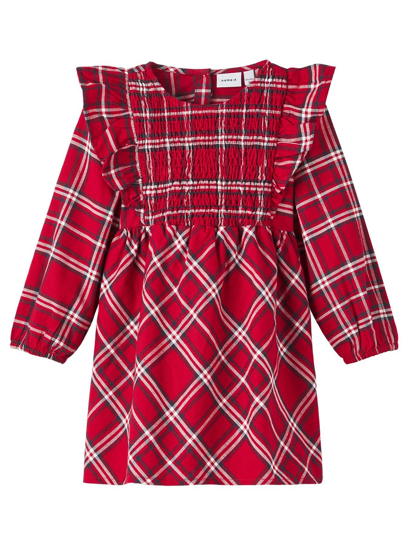 Buy JoJo Maman Bébé Red Tartan Party Dress from Next USA