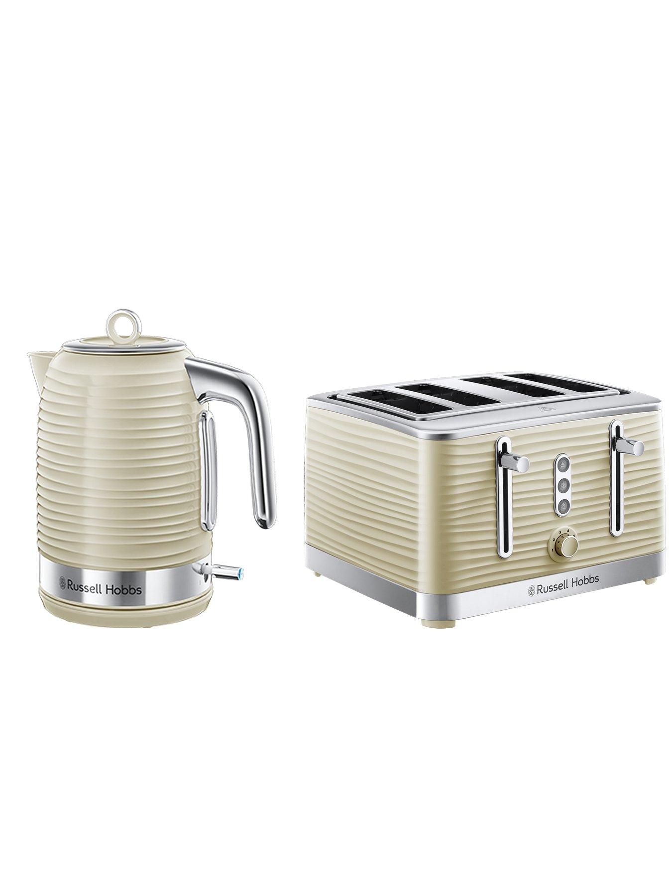 Cream kettle and outlet toaster sets