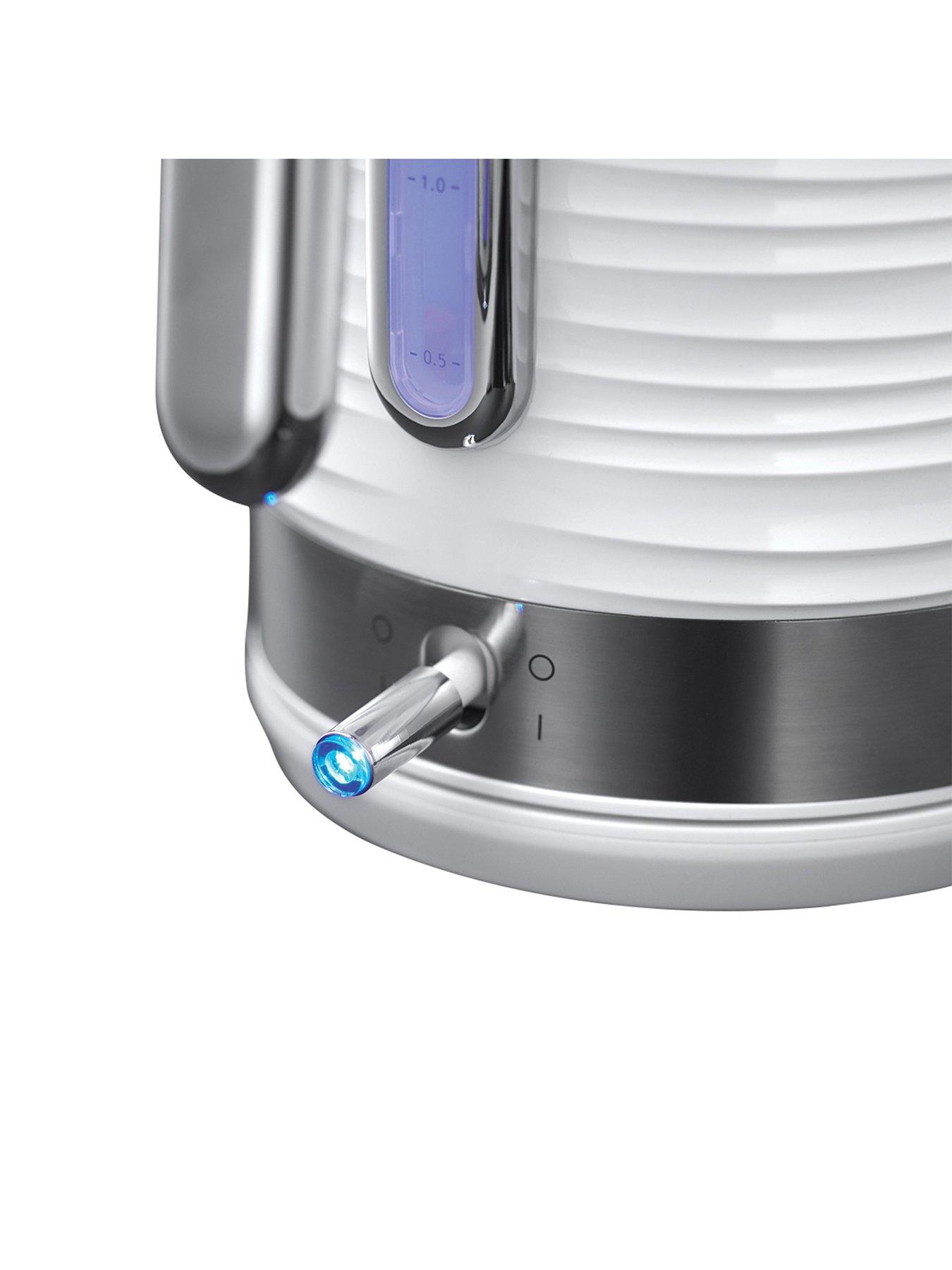 Image 3 of 7 of Russell Hobbs Inspire White Kettle &amp; Toaster Bundle