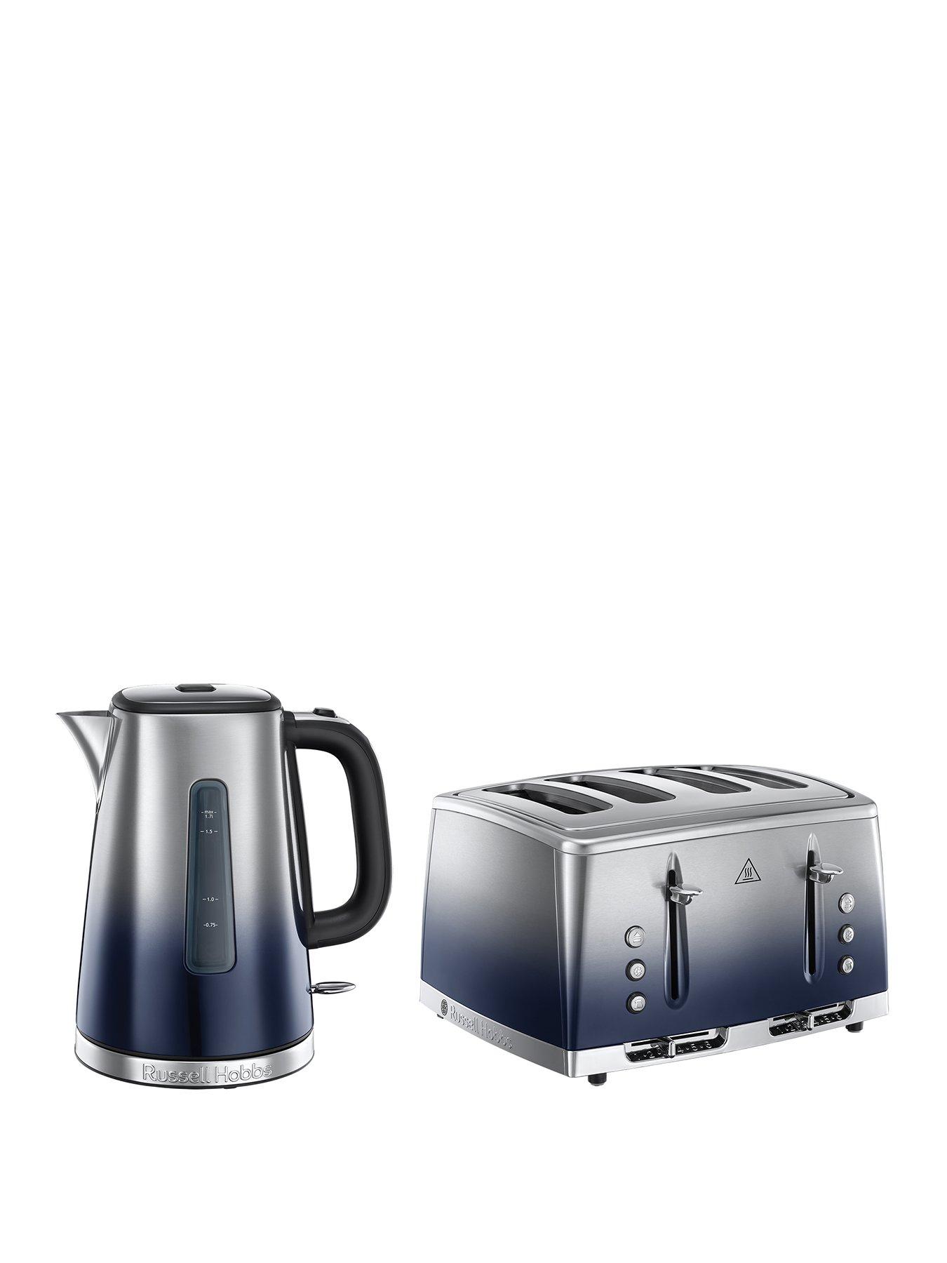 Dark blue kettle and toaster sale