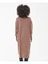  image of barbour-international-aprila-midi-knitted-dress-brown