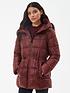  image of barbour-international-ennis-quilted-coat-red
