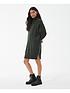  image of barbour-international-holmes-knitted-dress-green