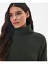  image of barbour-international-holmes-knitted-dress-green