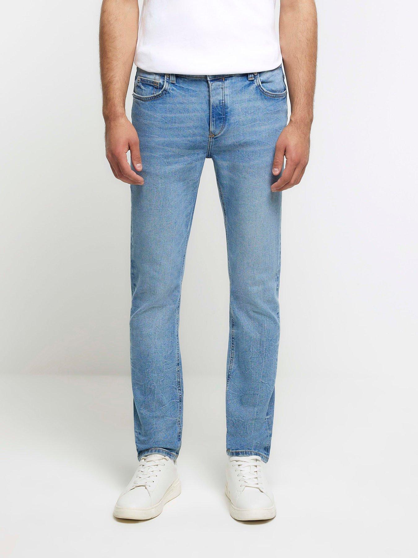 Blue skinny jeans 2024 mens river island