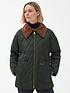  image of barbour-woodhall-quilted-jacket-green
