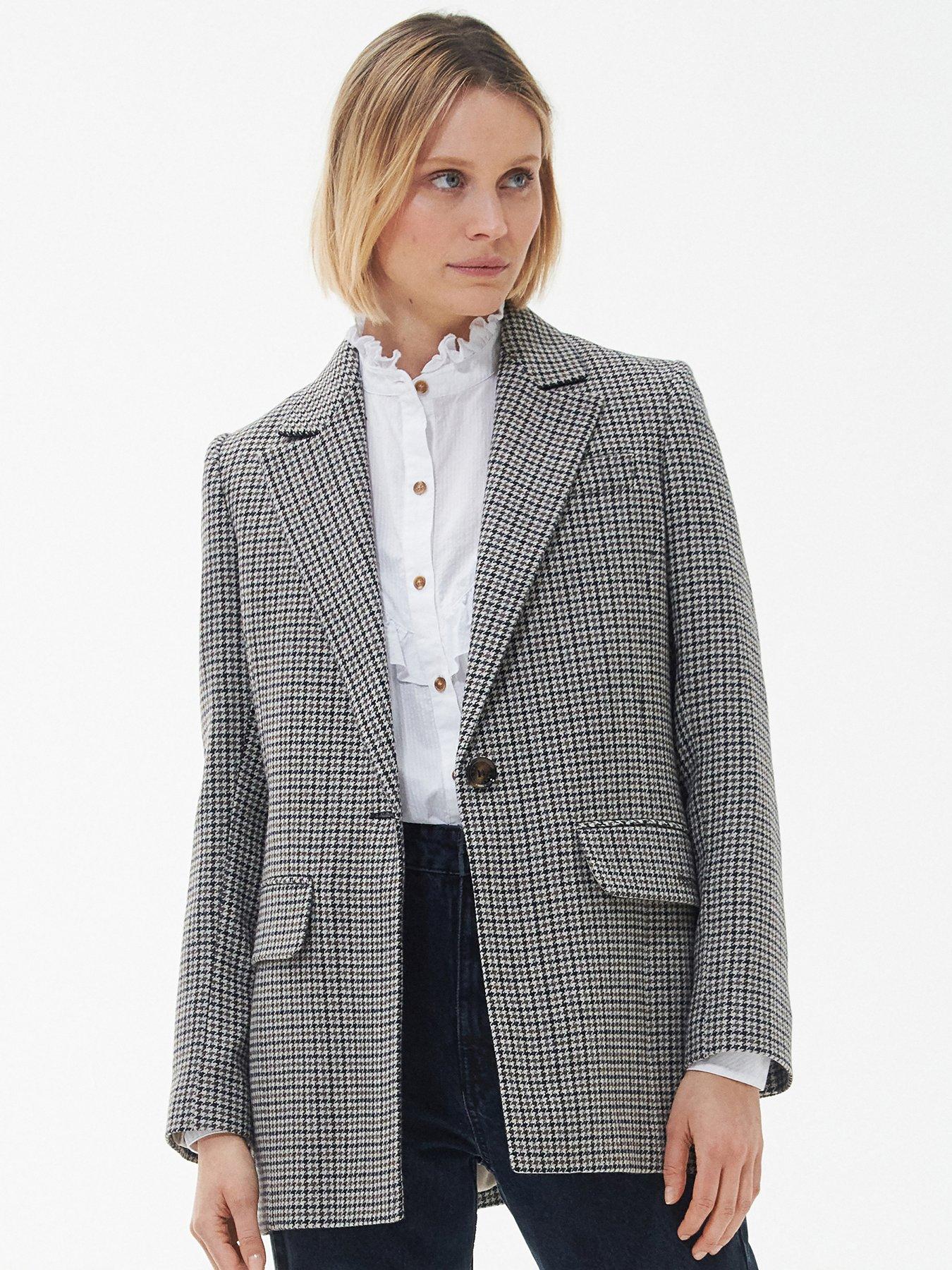 Barbour Patrisse Tailored Jacket - Grey | Very.co.uk