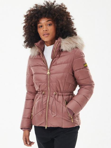 barbour-international-island-quilted-coat-pink