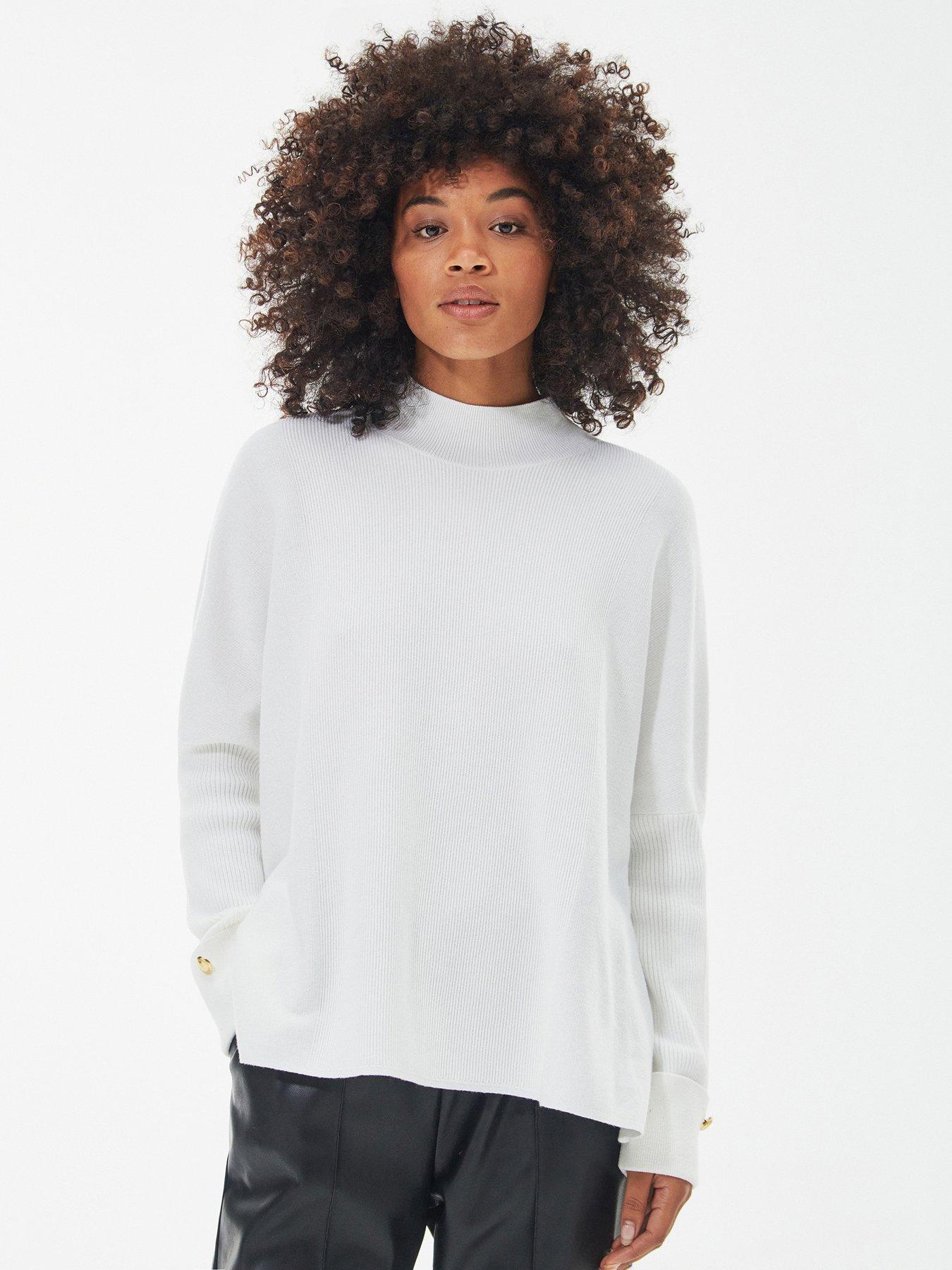 Barbour sweater womens store white