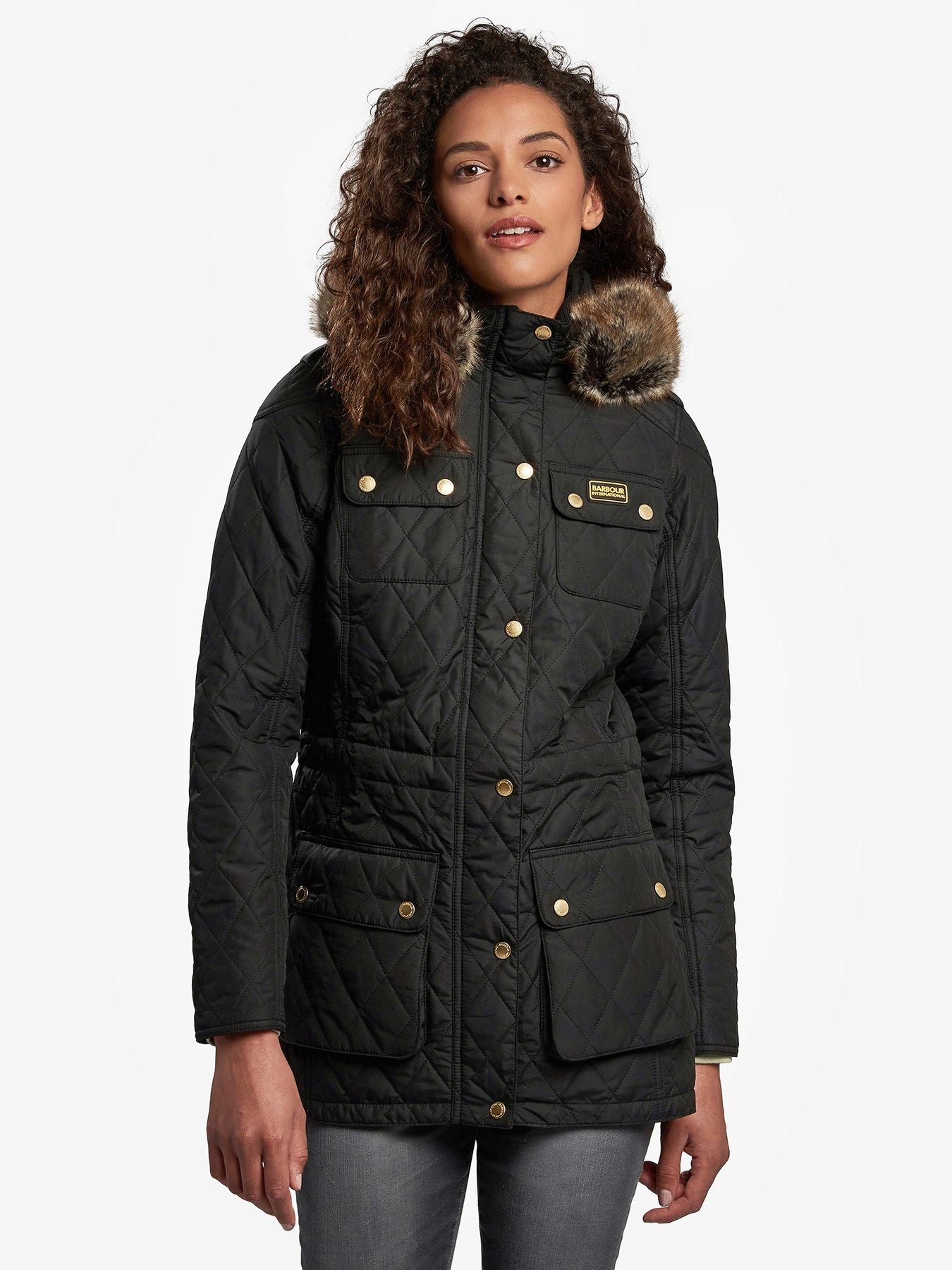 Barbour womens international on sale jacket