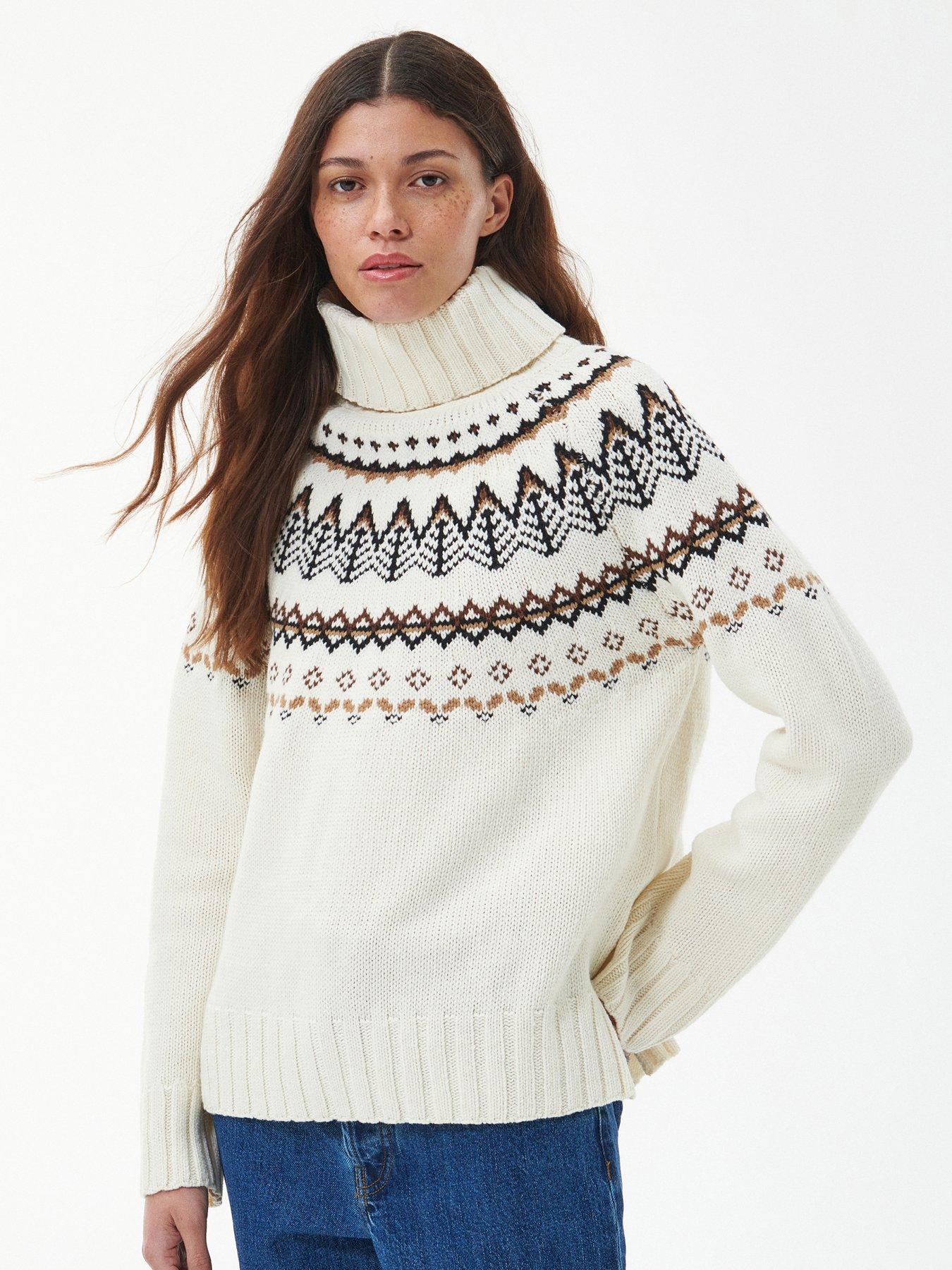 Barbour Mersea Knitted Jumper - Cream