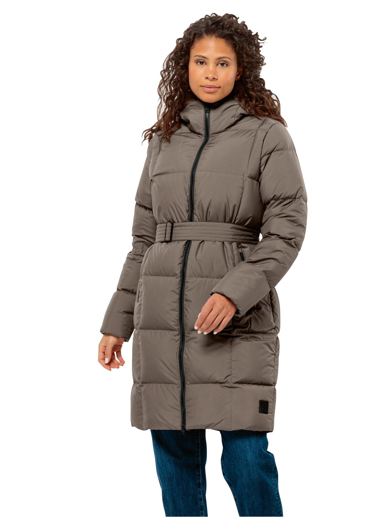 Jack Wolfskin Frozen Lake Coat - Brown | Very.co.uk