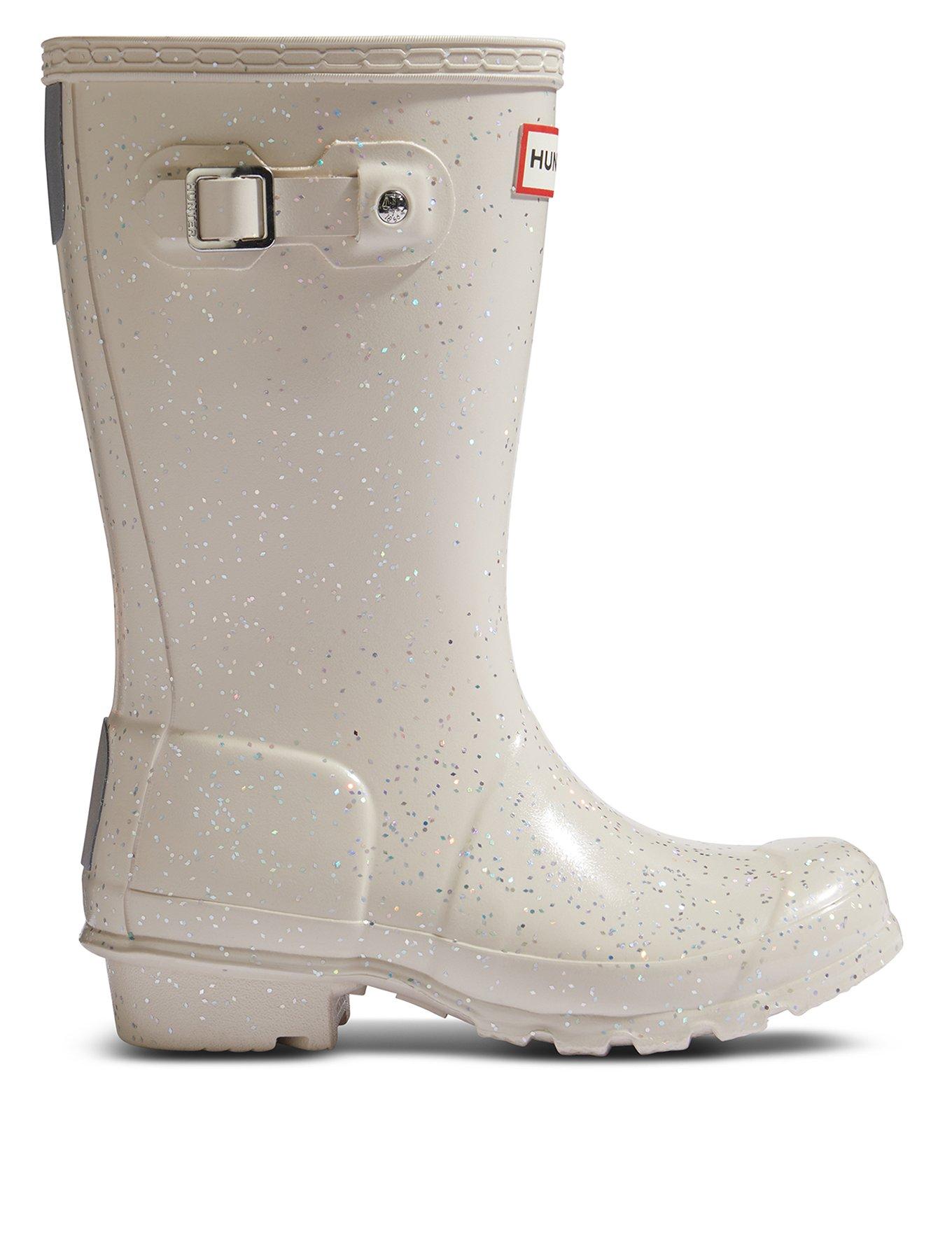 Children's hunter 2024 glitter wellies