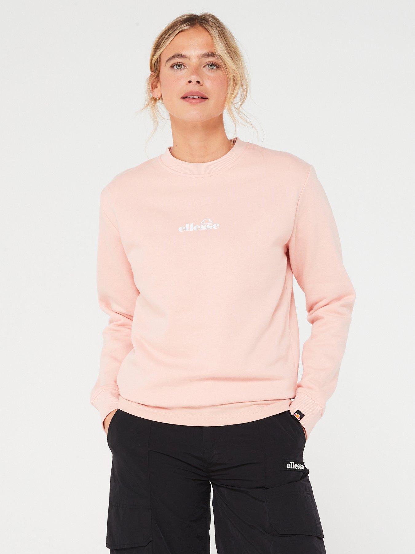 Ellesse Womens Svetlana Sweatshirt Light Pink Very