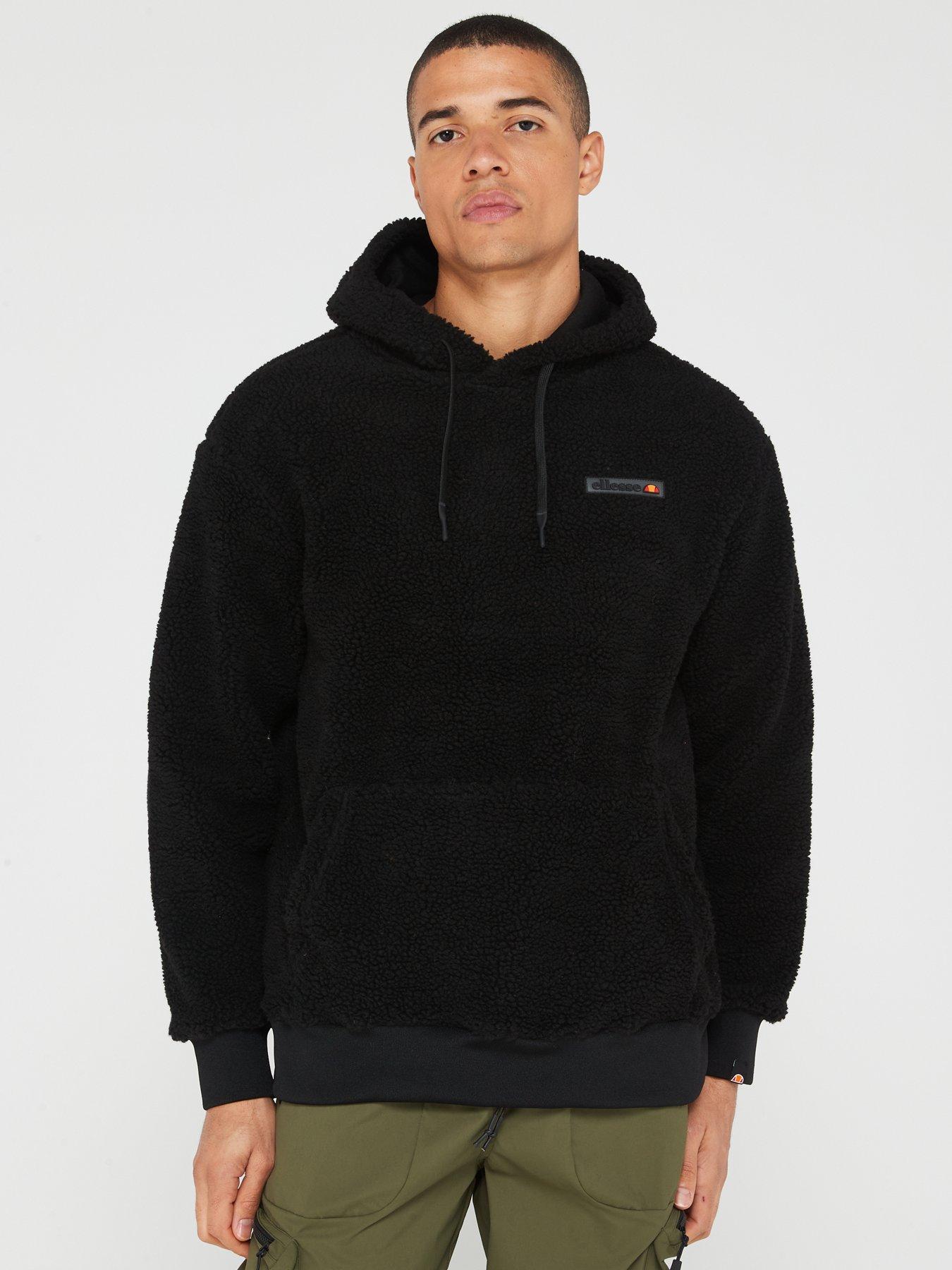 Ellesse crop pocket hoodie hotsell