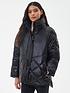  image of barbour-international-parade-quilted-coat-black