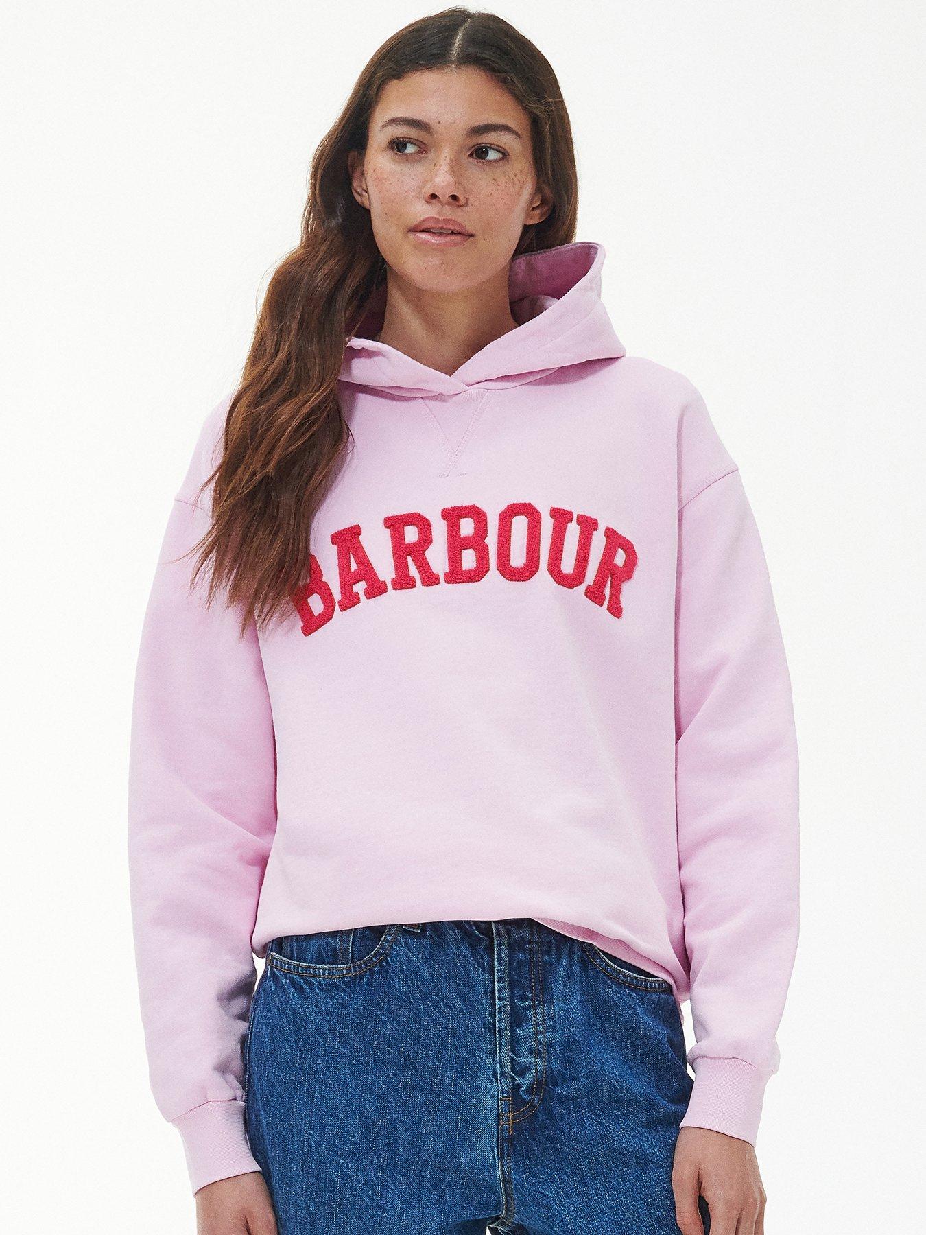 Northumberland Patch Hoodie Pink
