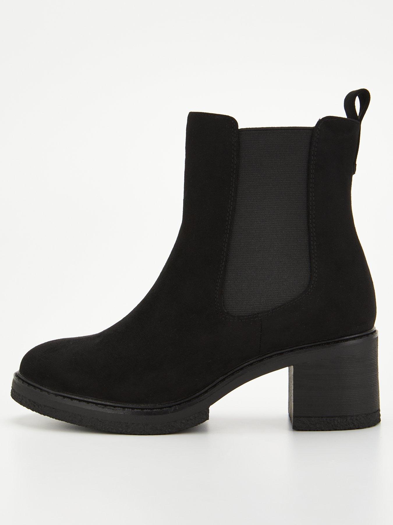 Extra wide clearance fit chelsea boots