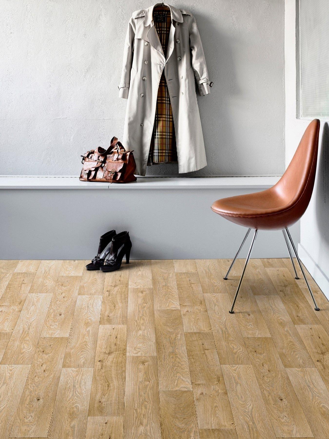 undefined Vinyl Flooring Wood Effect - 400 x 500 cm - Oak
