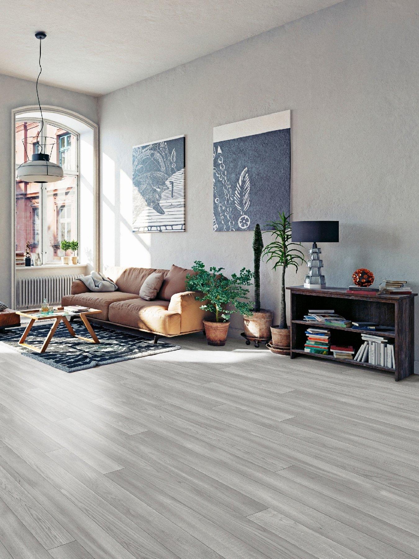 Image 1 of 4 of Homemaker Vinyl Flooring&nbsp;Wood Effect&nbsp;- Shaded Oak