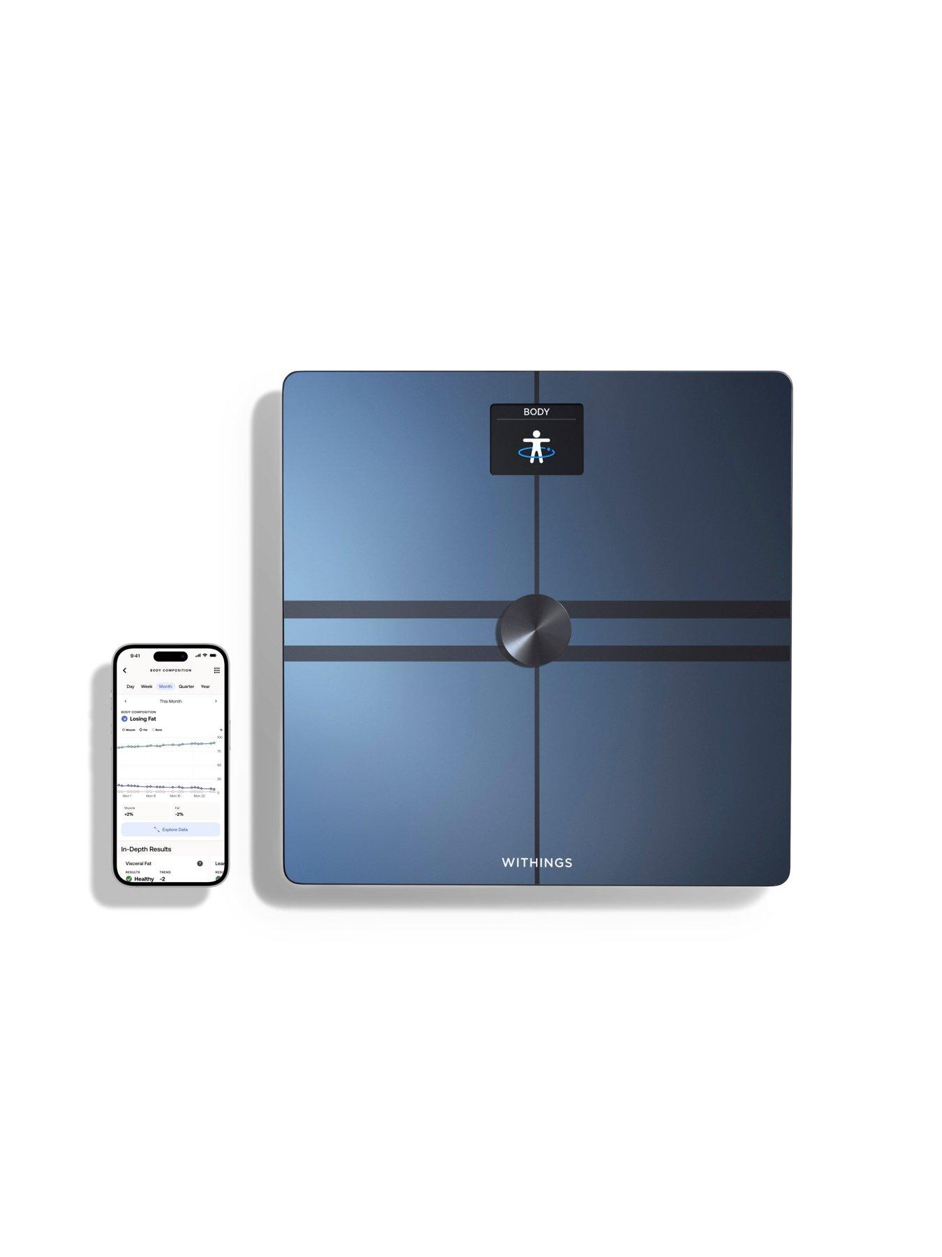 Withings Body Comp - Complete Body Analysis Wi-Fi Smart Scale - Apple