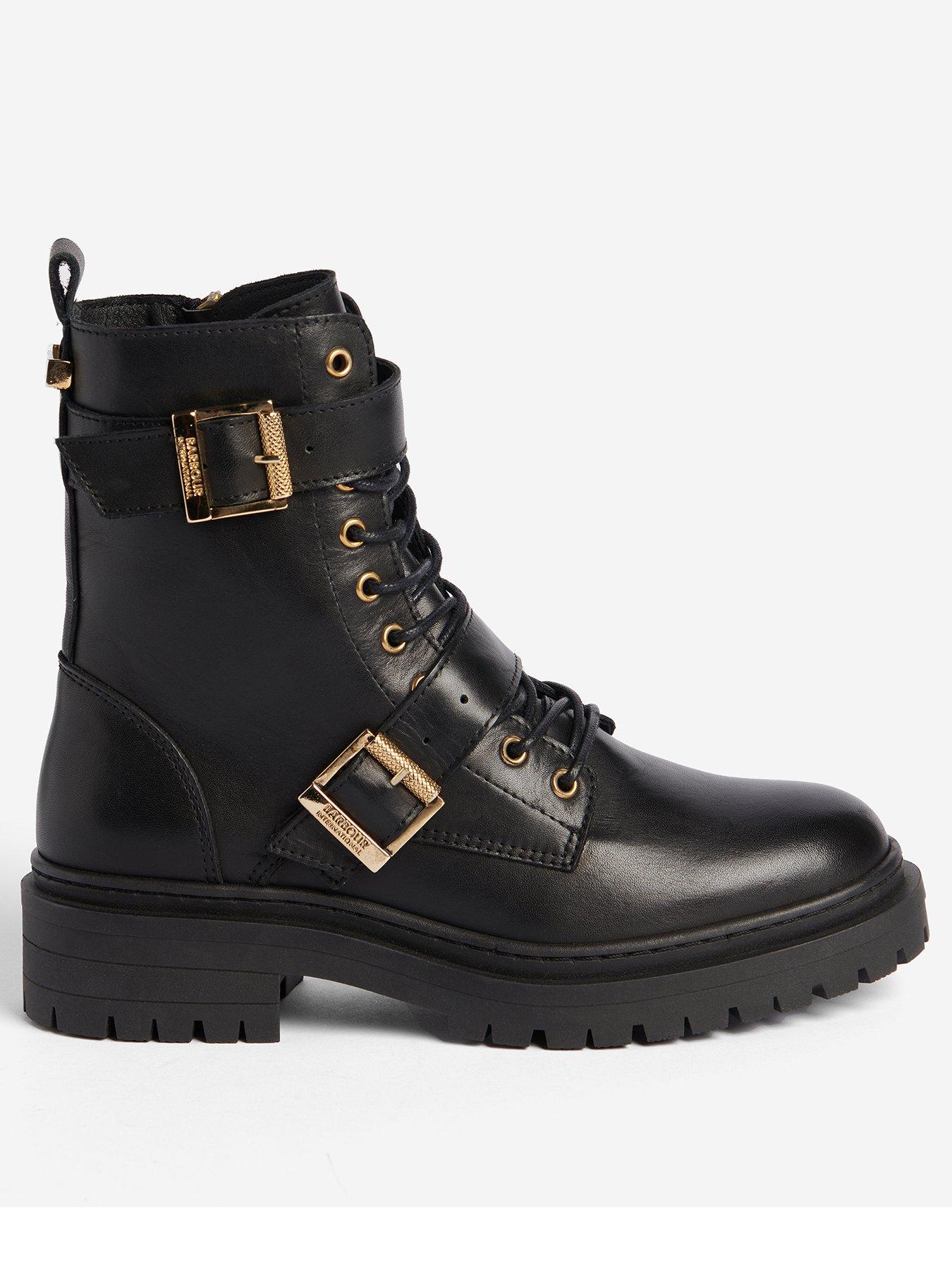 Barbour biker boots online