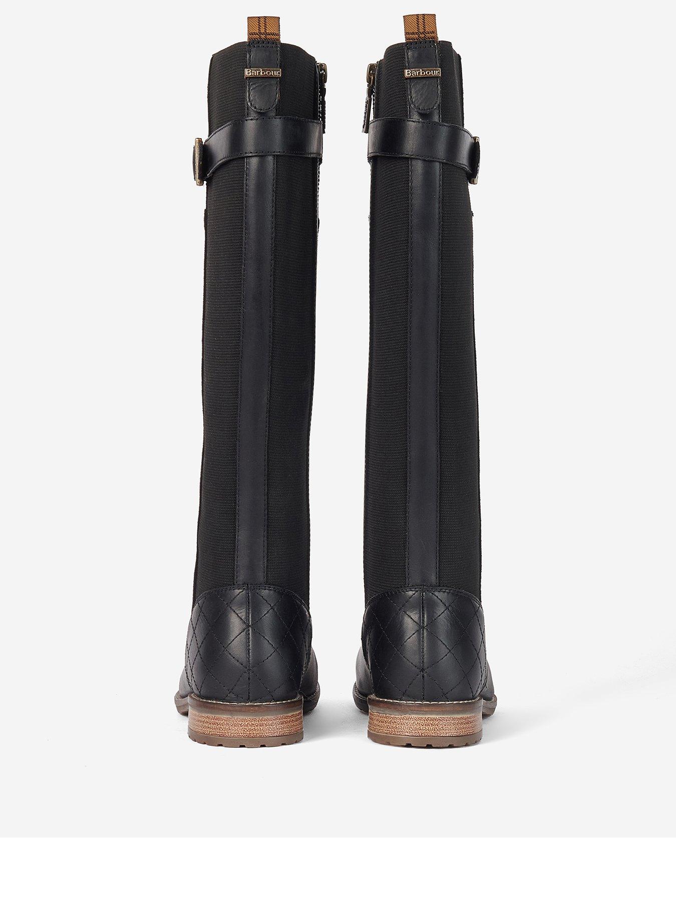 Barbour sienna boots black store