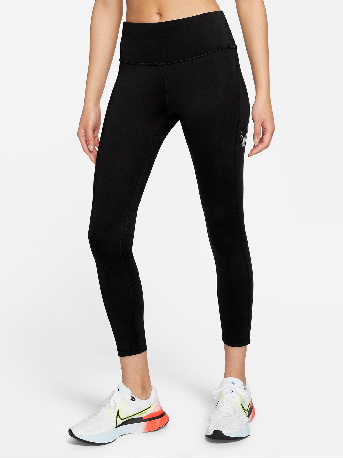 Nike Swoosh 7/8 Leggings - Red