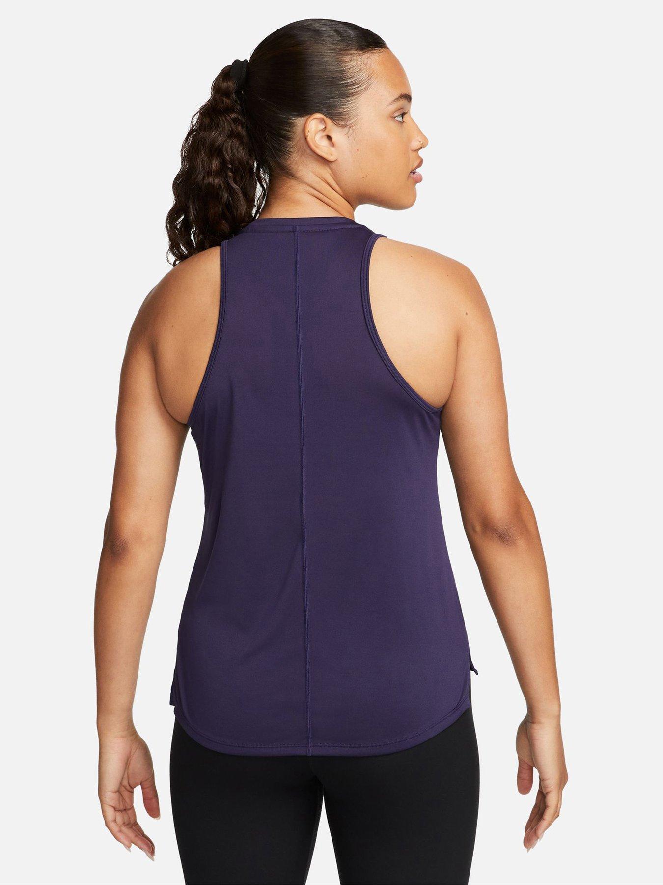 Nike Dri-FIT Swoosh Running Tank Top - Purple