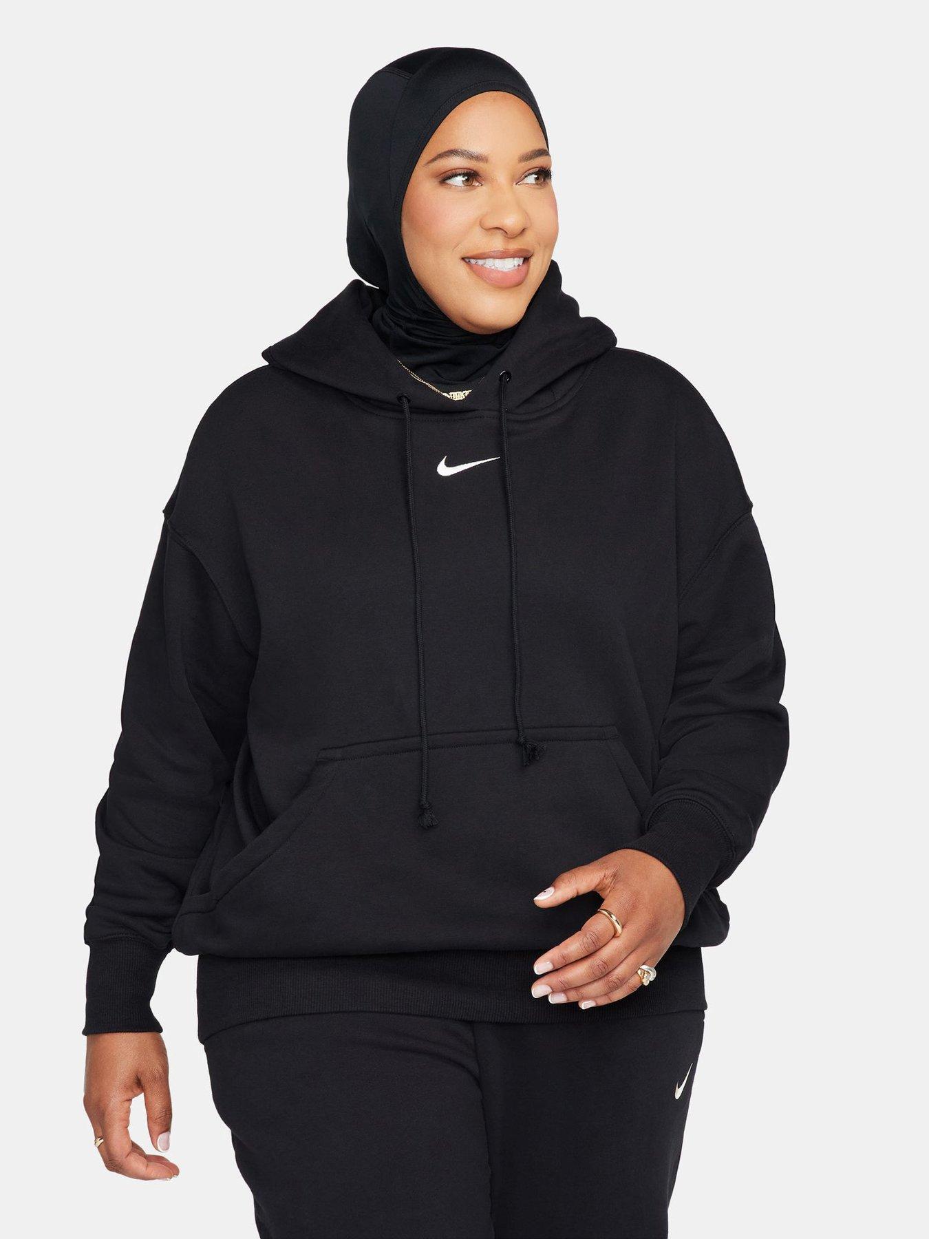 Ladies black nike store hoodie