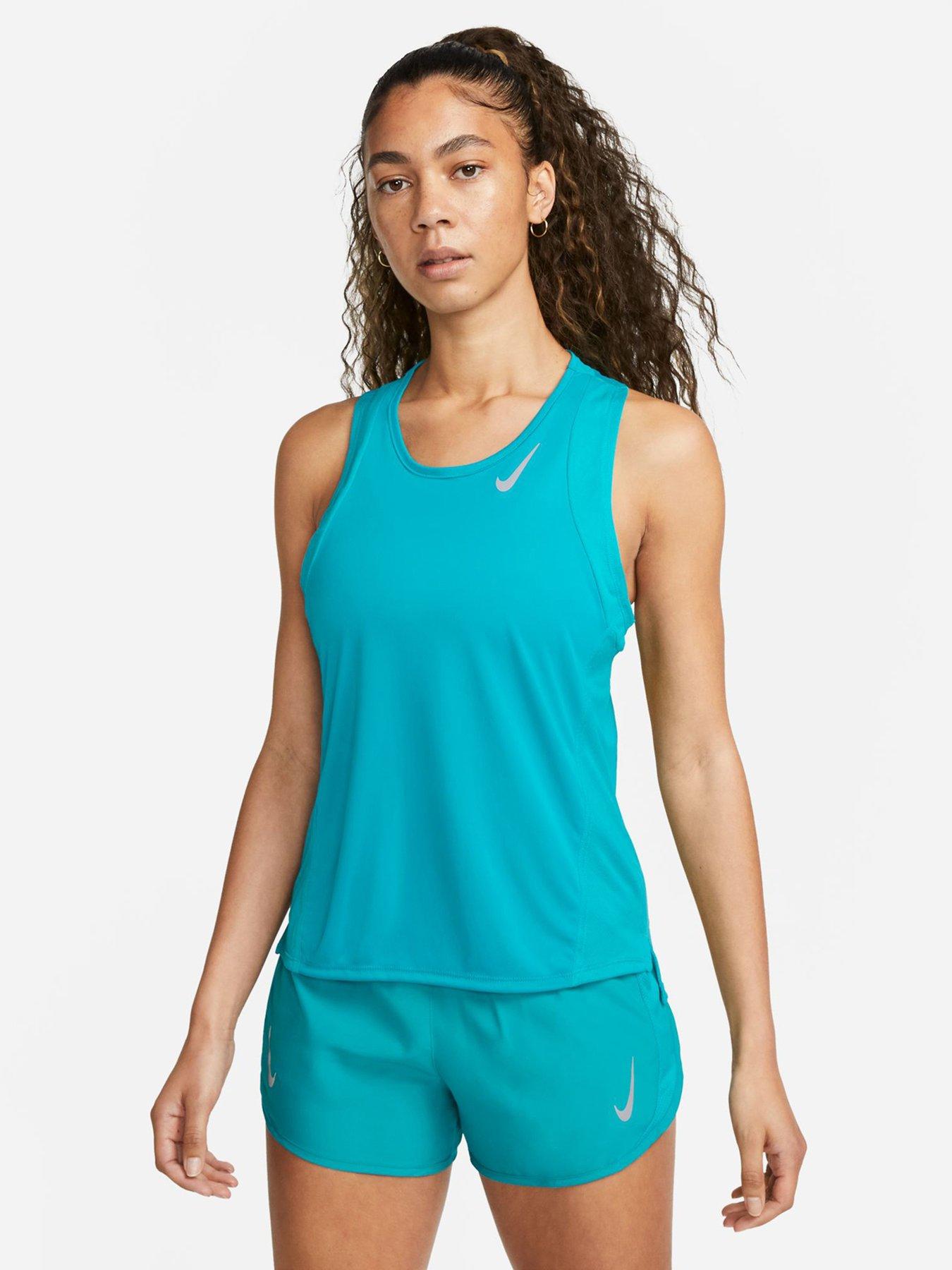 Women's Performance Mesh 1/4 Zip Blue Atoll Aqua / Large