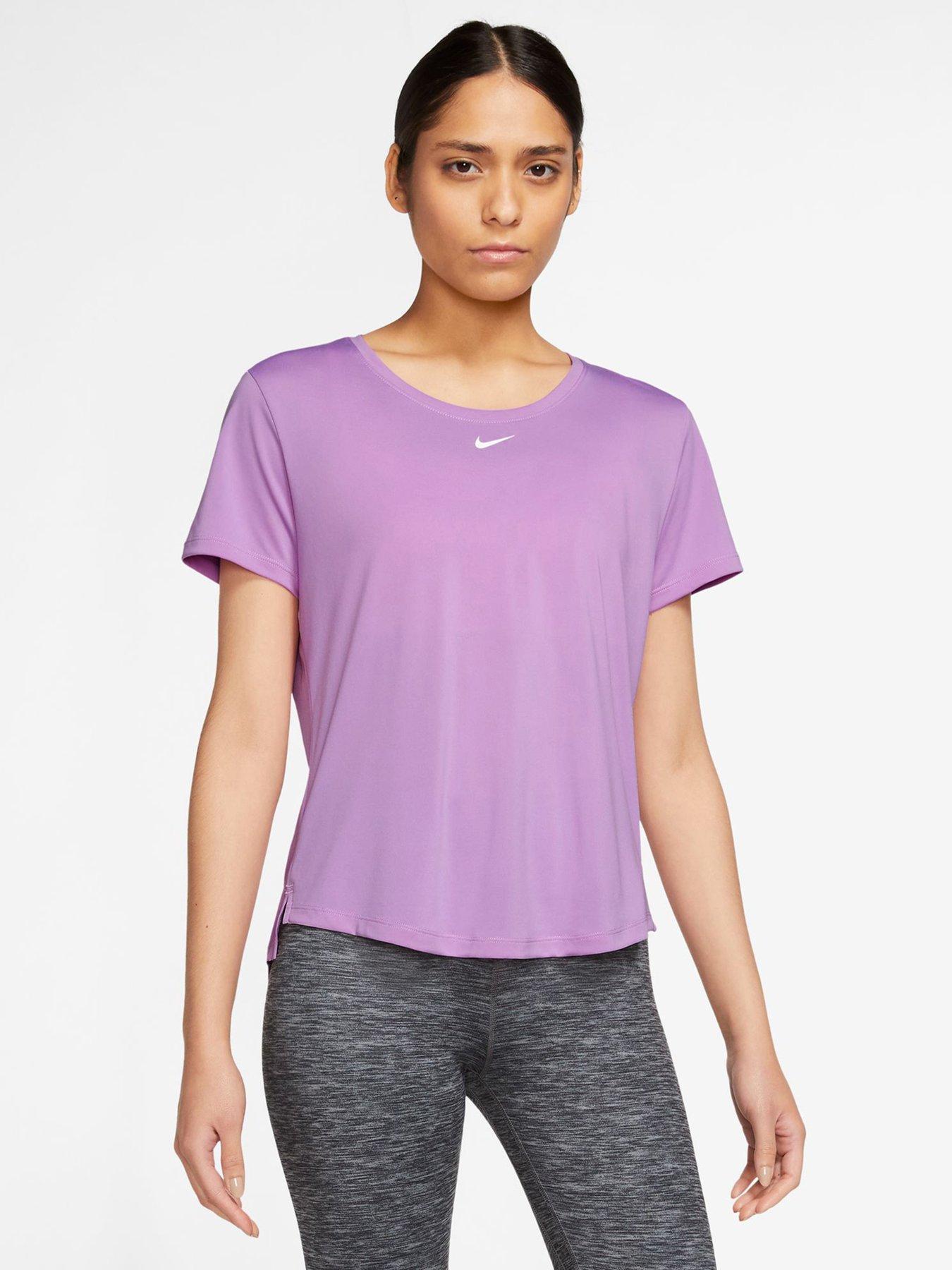 Nike Dri-FIT UV One Luxe Women's Standard Fit Short-Sleeve Top