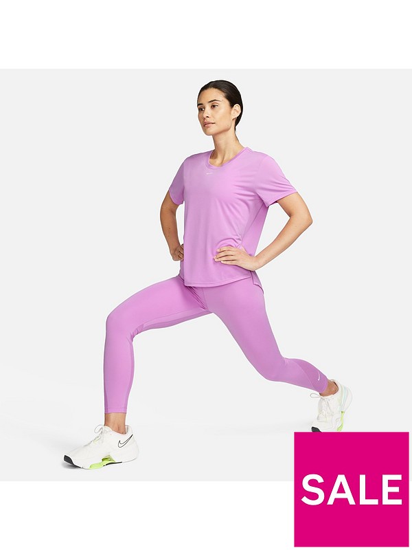 Nike Dri-FIT One Women's Short-Sleeve Top - Pink