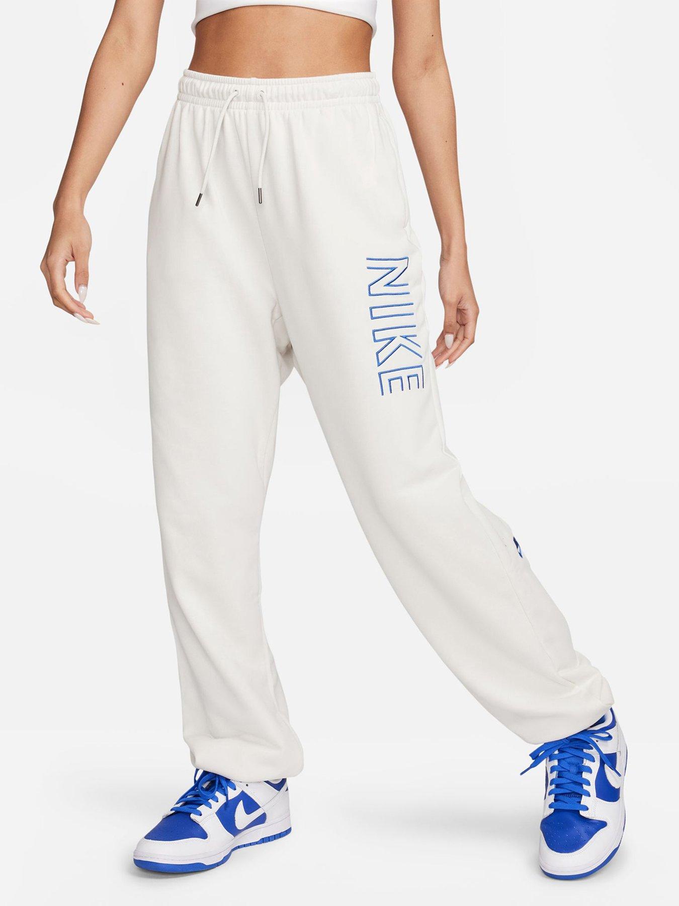 Nike Womens Oversized High-Waisted Joggers - Beige