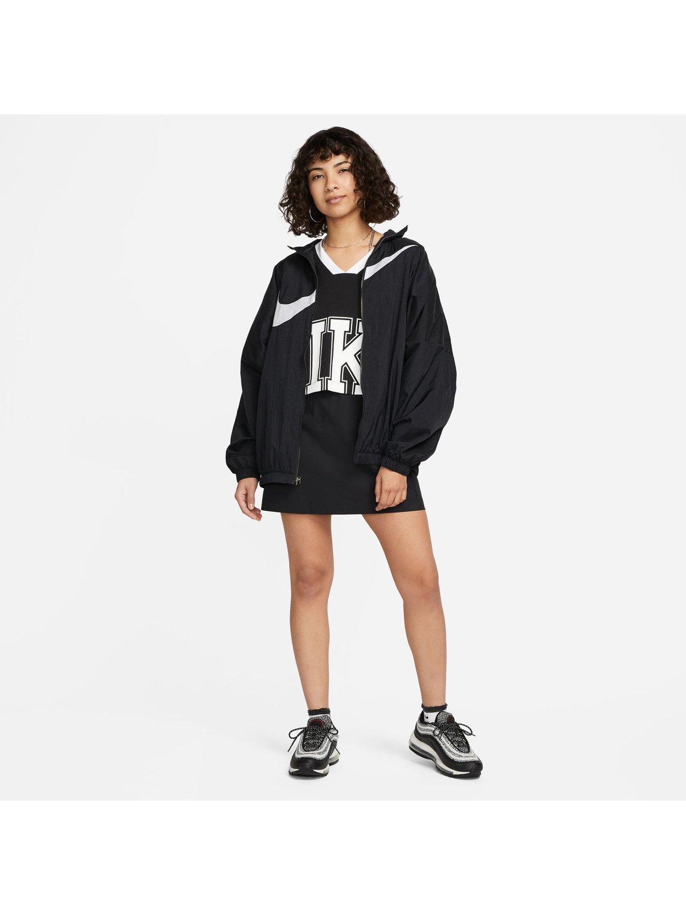 Nike Sportswear Essential Woven Jacket - Black | very.co.uk