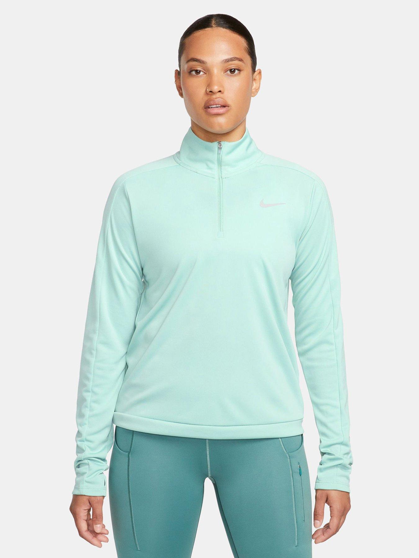 Nike Dri-FIT Pacer Women's 1/4-Zip Pullover Top - Blue
