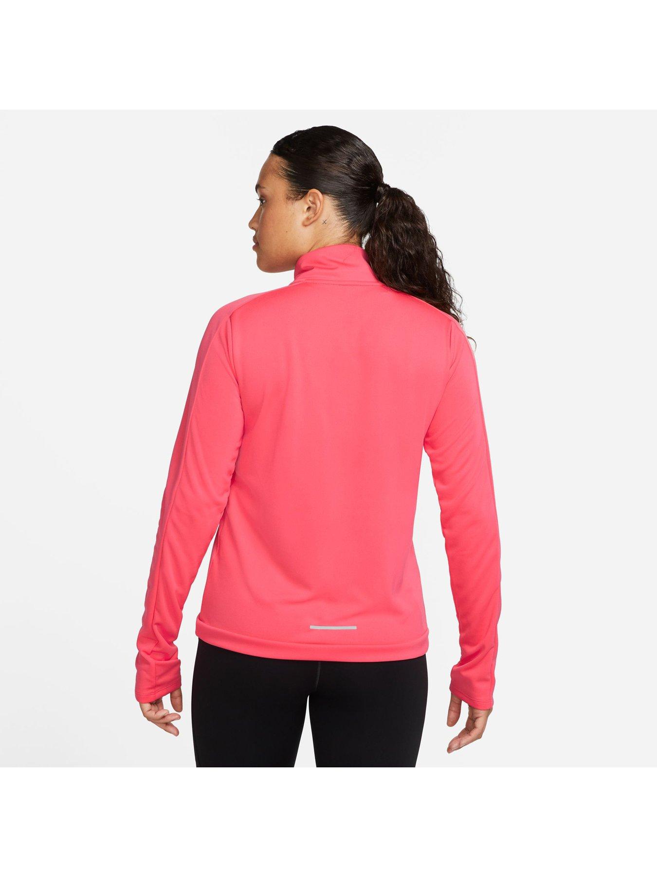 Dri-FIT Pacer Women's 1/4-Zip Pullover Top - Bright Orange